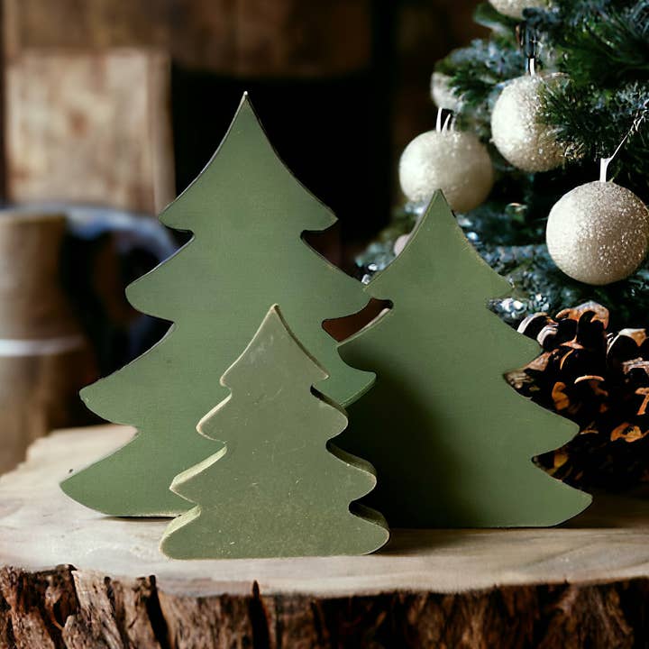 Inkwood Crafters - Wholesale Christmas Decoration - Primitive/Rustic Wood Christmas Tree - Original Style8