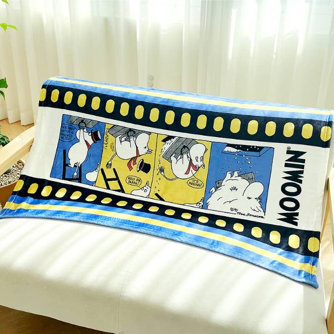 K-Wonderland - Wholesale Throw Blanket - Moomin Illust Warm Cozy Throw Mini Blanket13