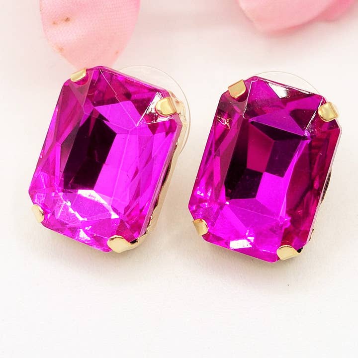 Daemon srls - Wholesale Stud/Post Earrings - MARGOT STUDS - PAIO Orecchini a bottone con pietre sfaccettate2