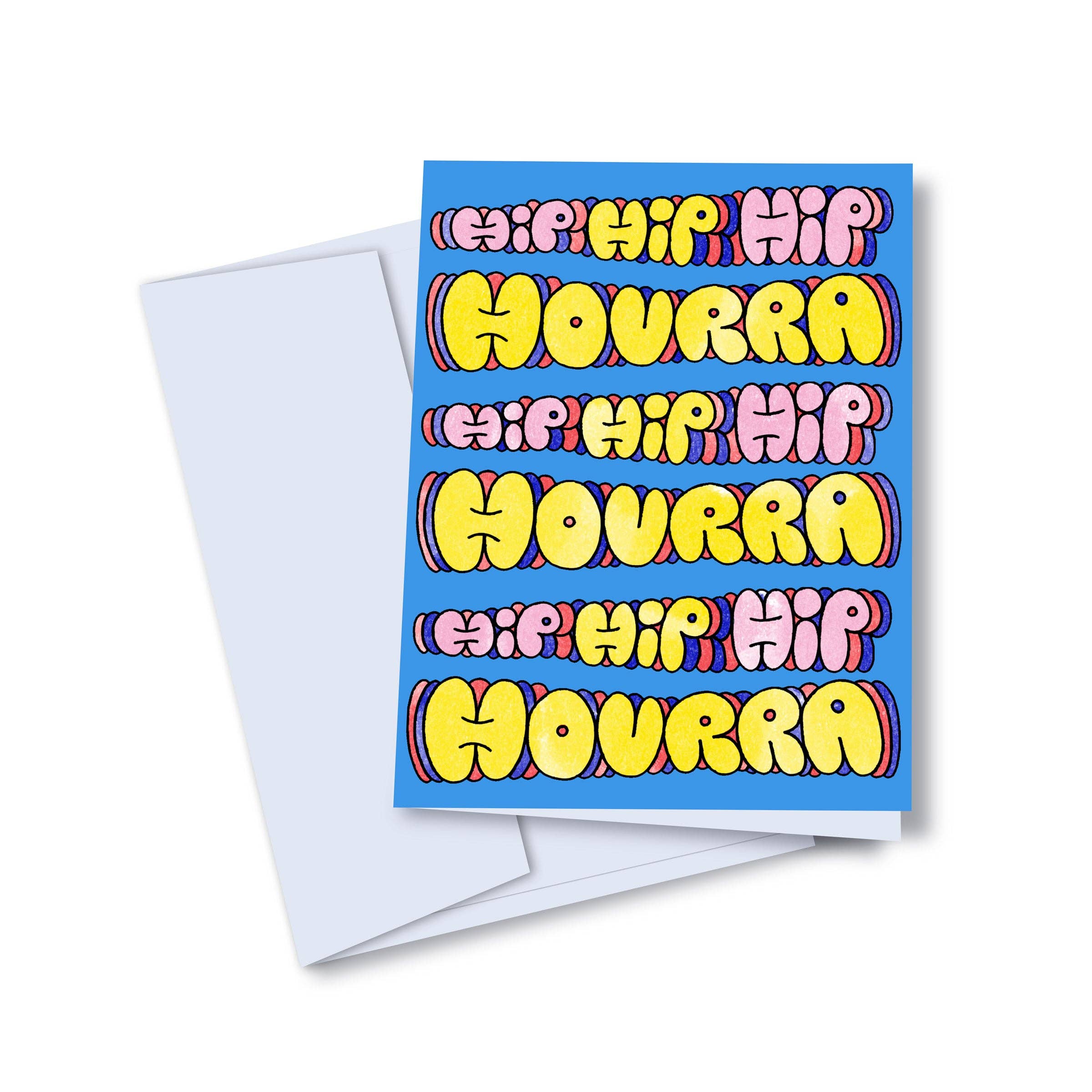 Studio Toute - Wholesale Everyday Greeting Card - Carte de souhaits - Hip hip hip hourra