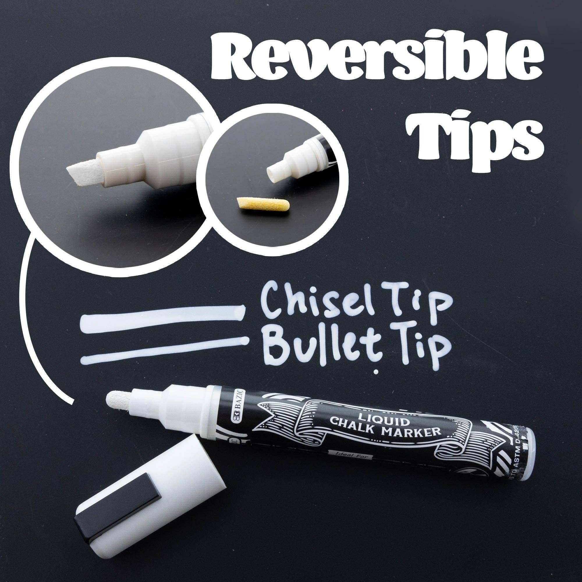 Luna Office Supply -  Everyday Essential - Wholesale Marker - White Liquid Chalk Markers2