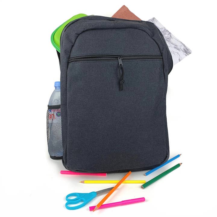 Powell Creative Products Ltd – wholesale Backpack – Unisex – Black Backpack Women Men School Work Travel Rucksack9