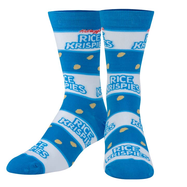 Crazy Socks - Crew Homme - Rice Krispies pour la vente par Crazy Socks