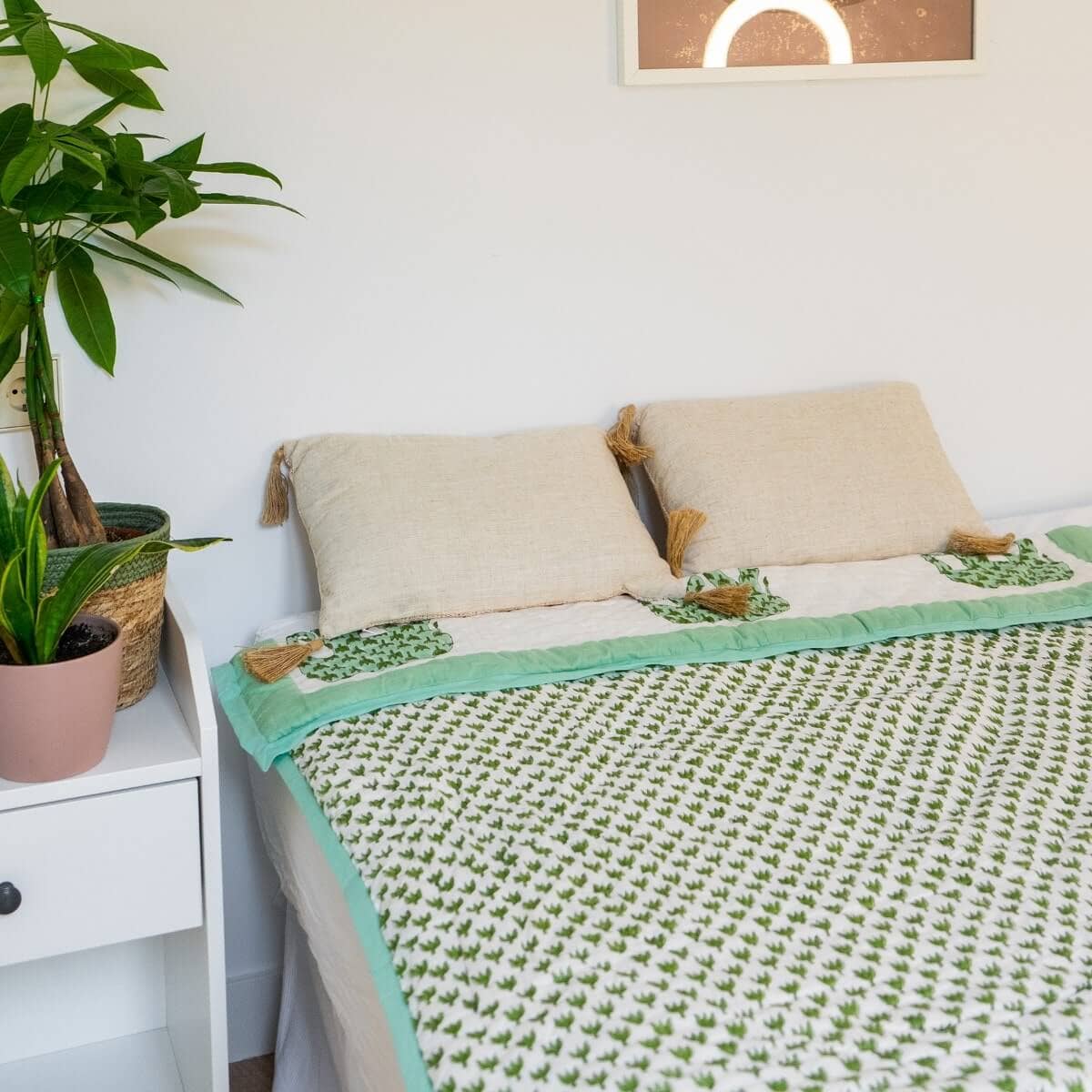 Kapda Casa - Wholesale Quilt - Hathi: 100% katoenen omkeerbaar dekbedovertrek (100 x 120 cm)0