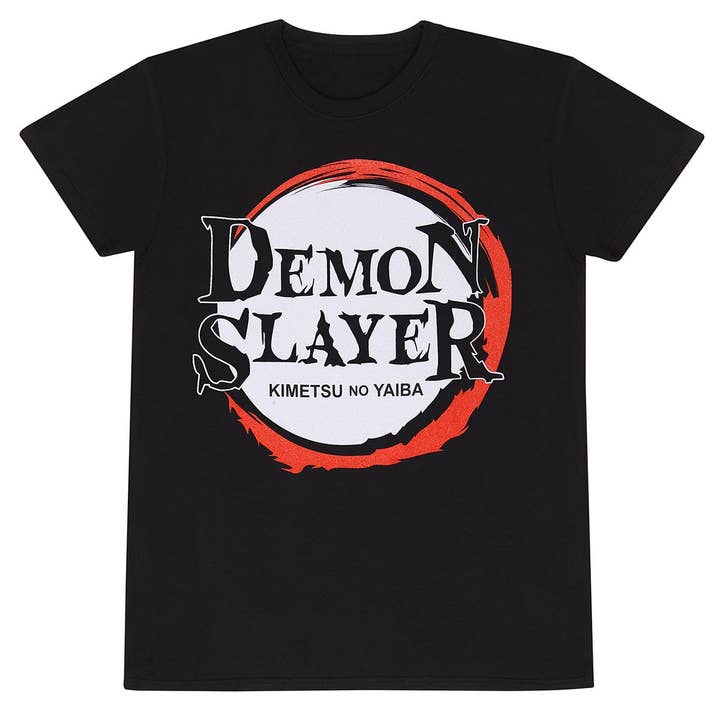 Maglietta Unisex per Adulti con Logo di Demon Slayer per la vendita all'ingrosso da parte di Heroes Inc. Europe B.V.