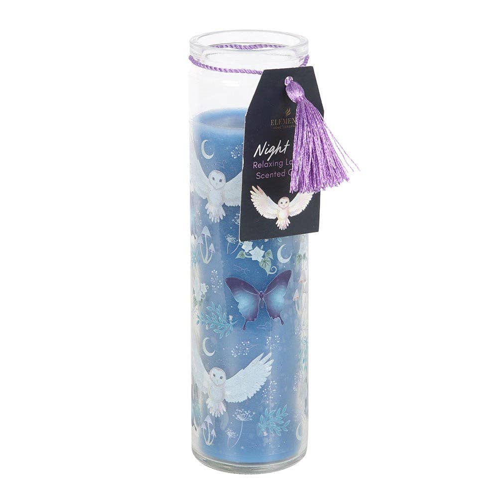 Something Different Wholesale - Wholesale Jar/Filled Candle - Night Owl Lavender Tube Candle1