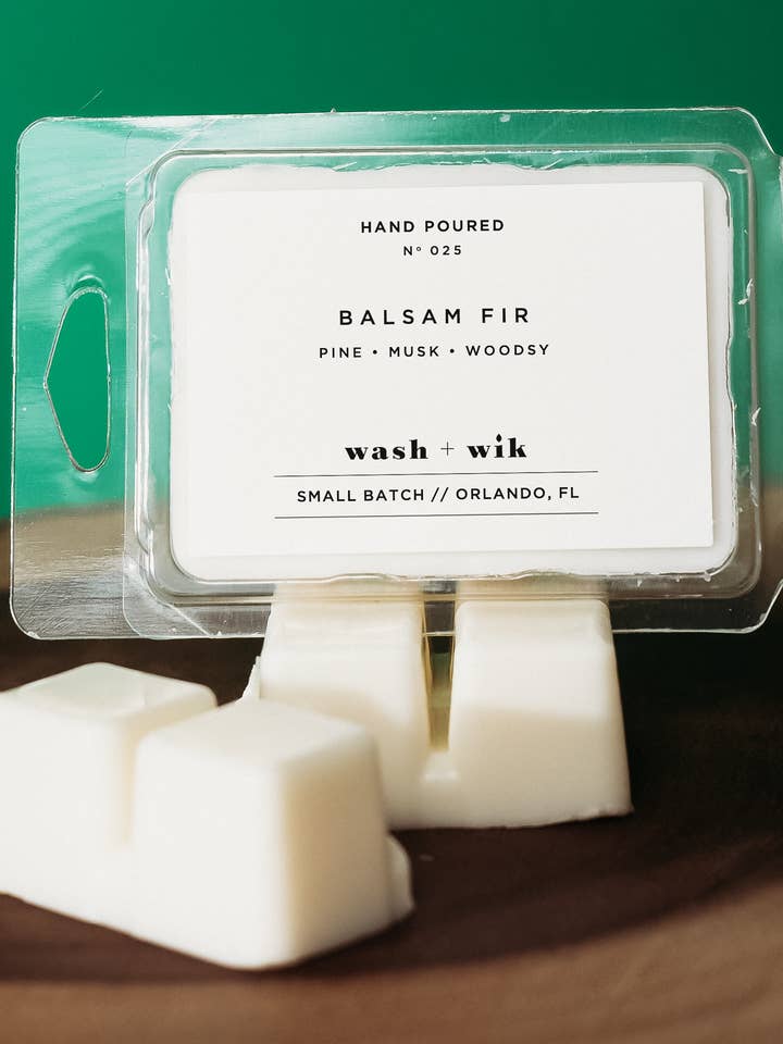 Balsam Fir | Soy Wax Melts | Soy Wax Tarts for wholesale by Wash and Wik