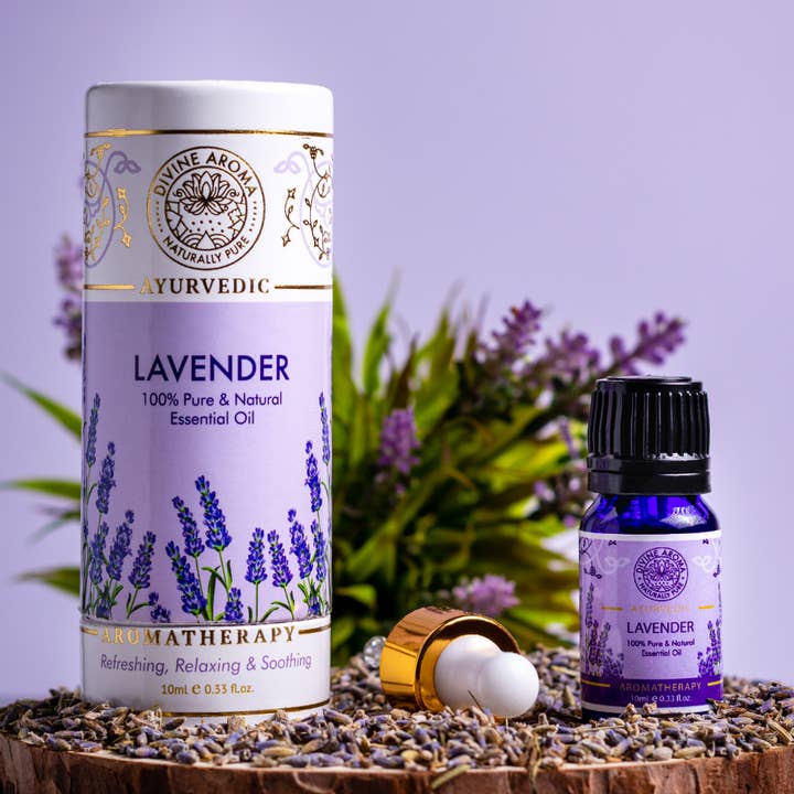 Essentiële lavendelolie l 10 ml l 100% puur en natuurlijk voor wholesale door Divine Aroma
