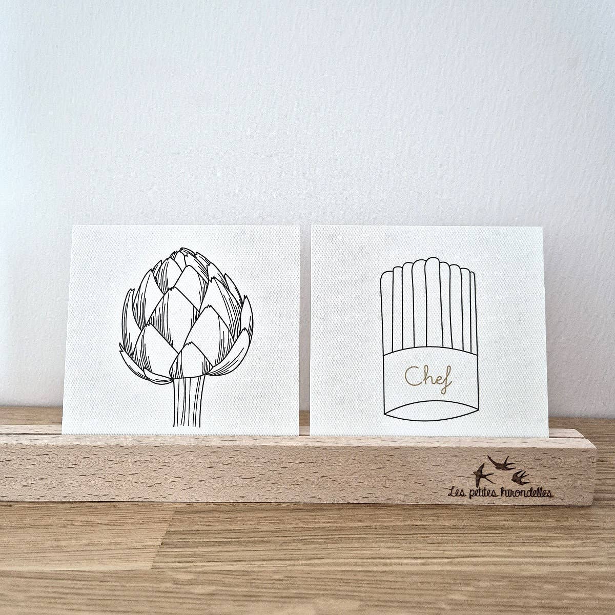 Les Petites Hirondelles – wholesale Vardagliga hälsningskort – Kort & kuvert - Kronärtskocka0