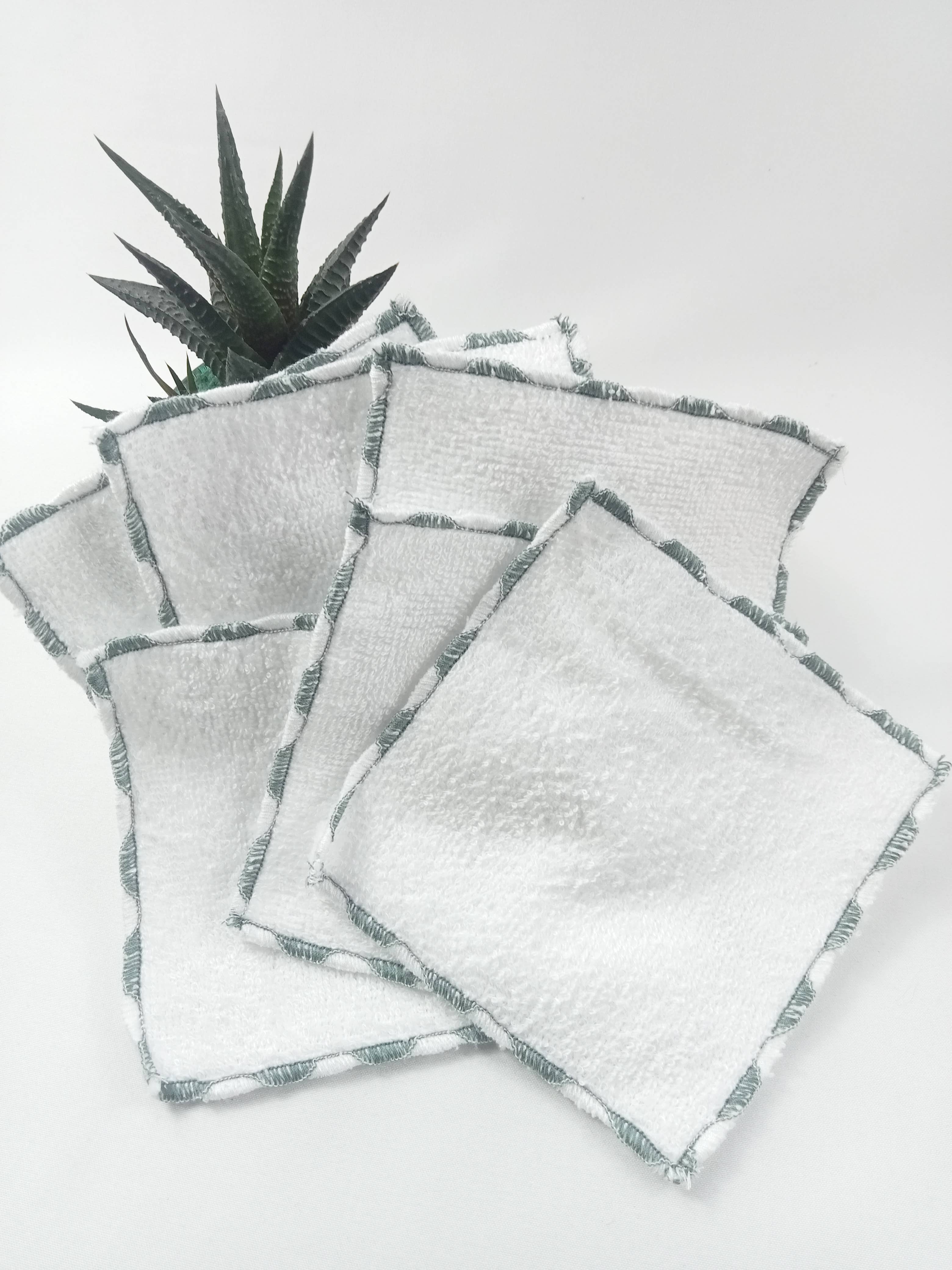 ZHENZHI – wholesale Face & body wipes – Set of 6 double-sided bamboo makeup remover pads9