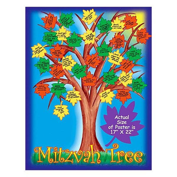 Tabla de logros del árbol Mitzvah para venta al por mayor de Jewish Educational Toys