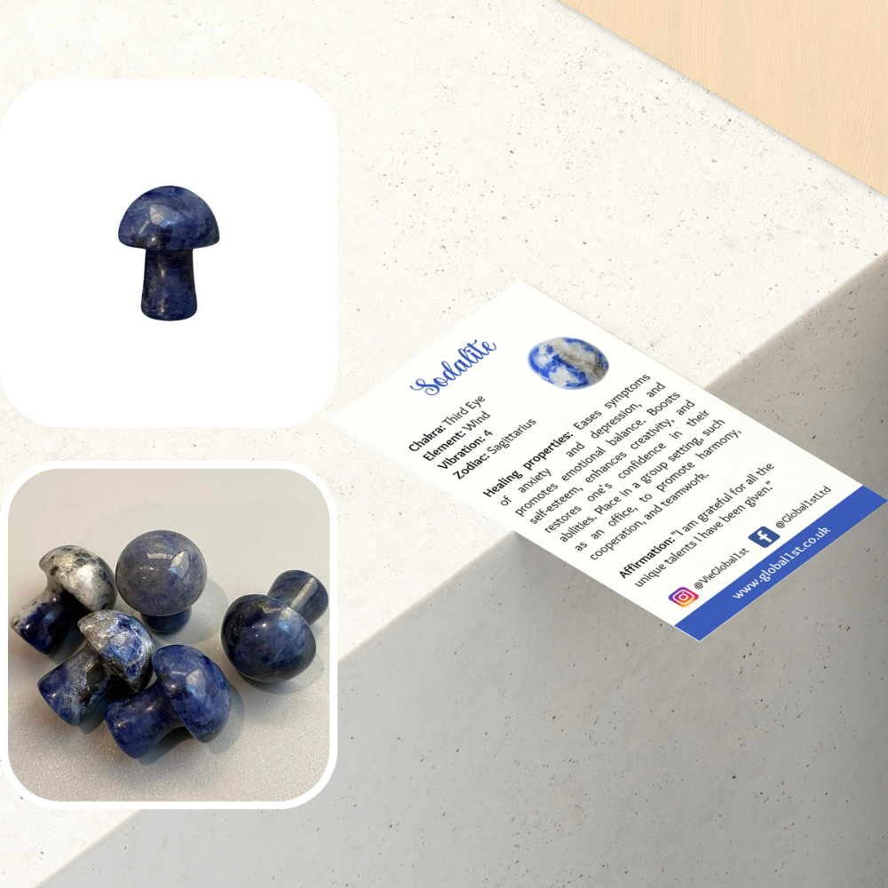 VIE - Wholesale Spiritual Stone/Crystal - Crystal Mushroom, 2cm29