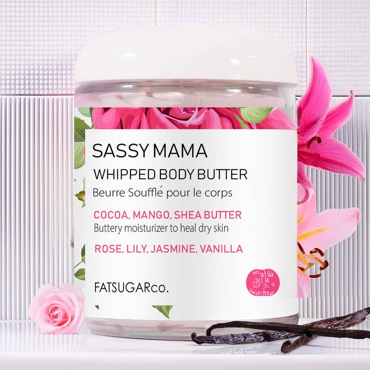 Beurre Corporel Sassy Mama pour la vente par Fatsugarco