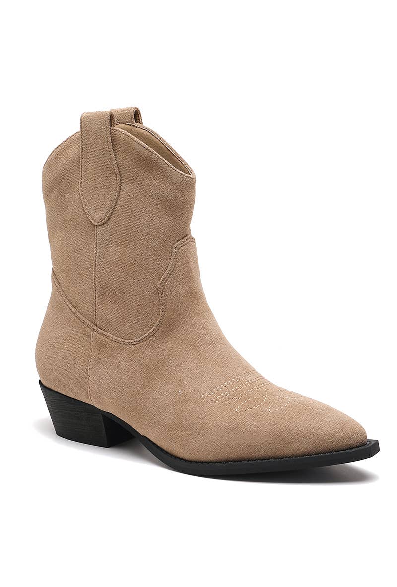 Joia Paris - Vente Bottes de cowboy – femme - Bottines Santiag petit talons H8-6084