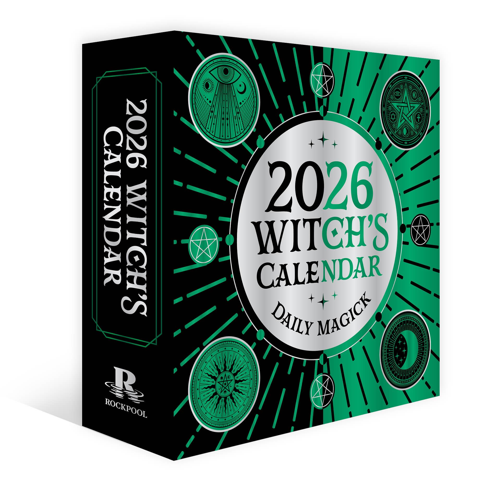 ROCKPOOL PUBLISHING - Wholesale Calendar - 2026 Witch's Calendar: Daily Magick0
