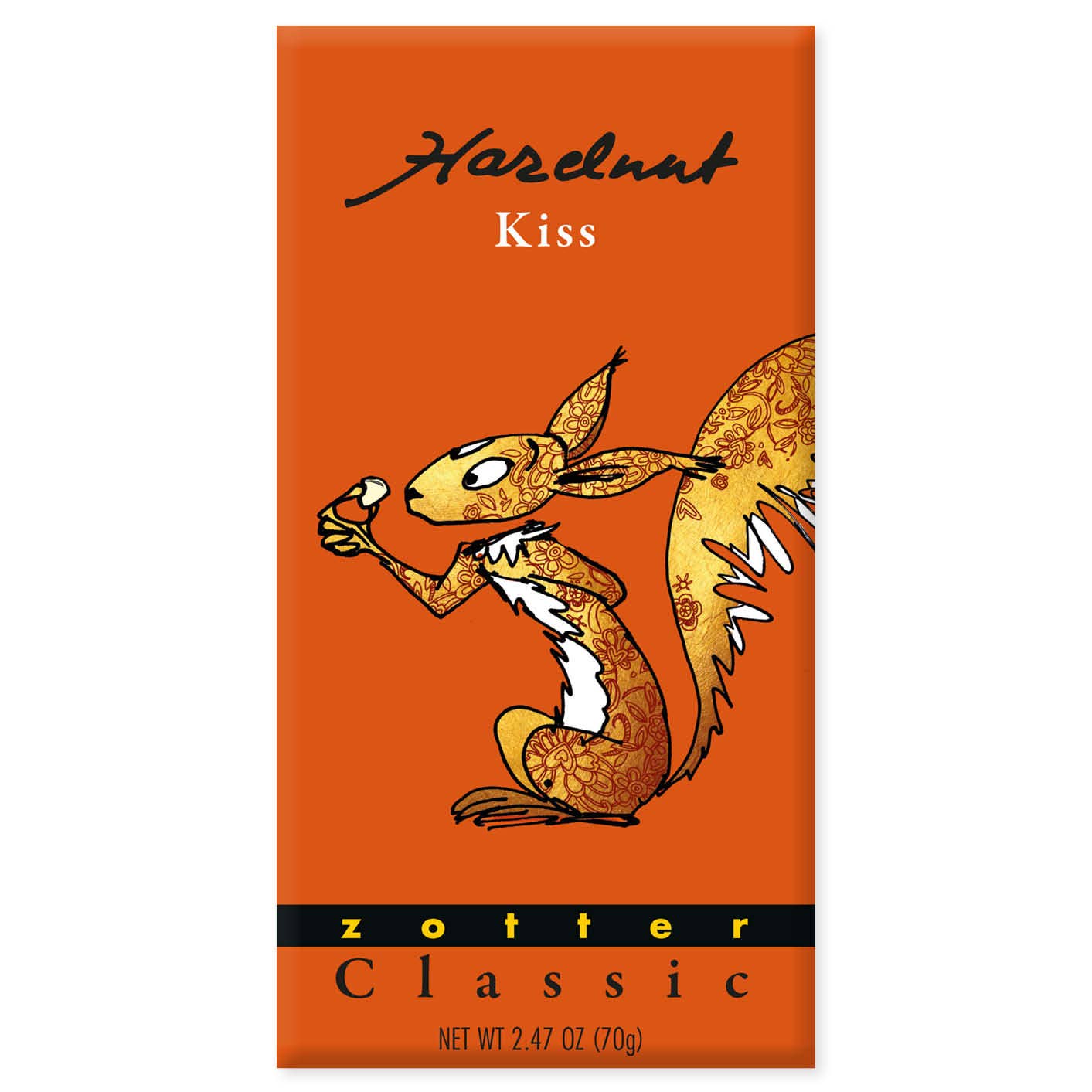 Zotter Chocolates - Wholesale Chocolate Bar - Hazelnut Kiss (Classic)1