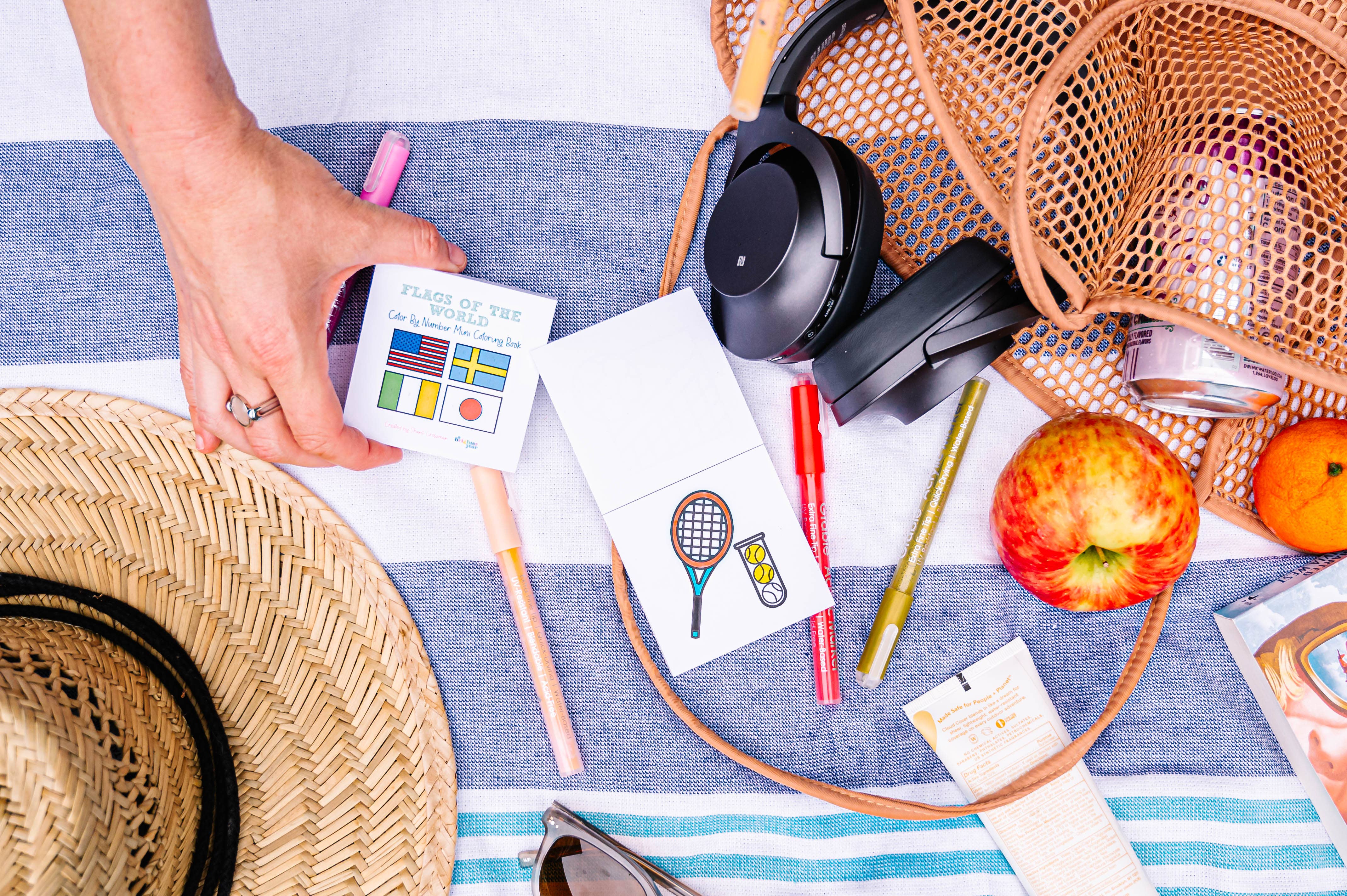 A Brighter Year – Engroshandel Malebog - Børn og baby – Verdens flag Farve efter nummer Børns mini malebog9