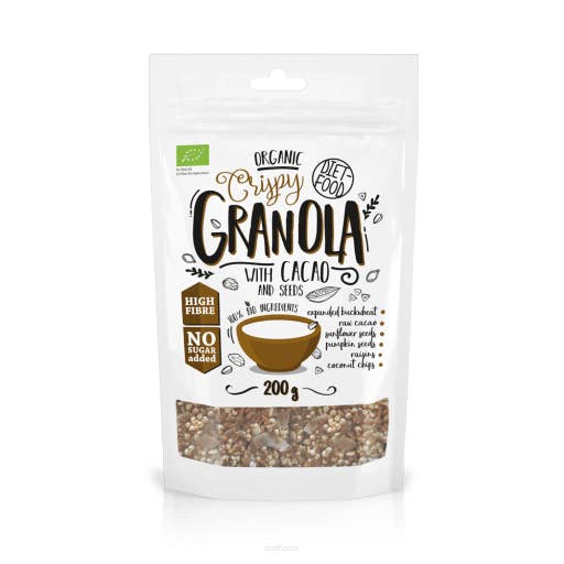 Diet Food - Wholesale Granola - Bio Granola with Cocoa 200 g