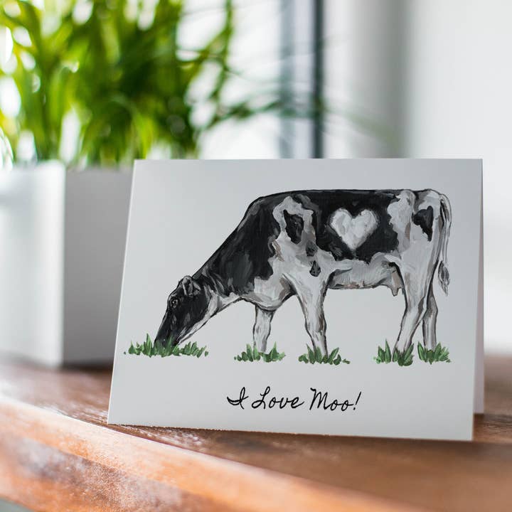 I Love Moo, Mucca Holstein Cuore per la vendita all'ingrosso da parte di The Cranberry Finch