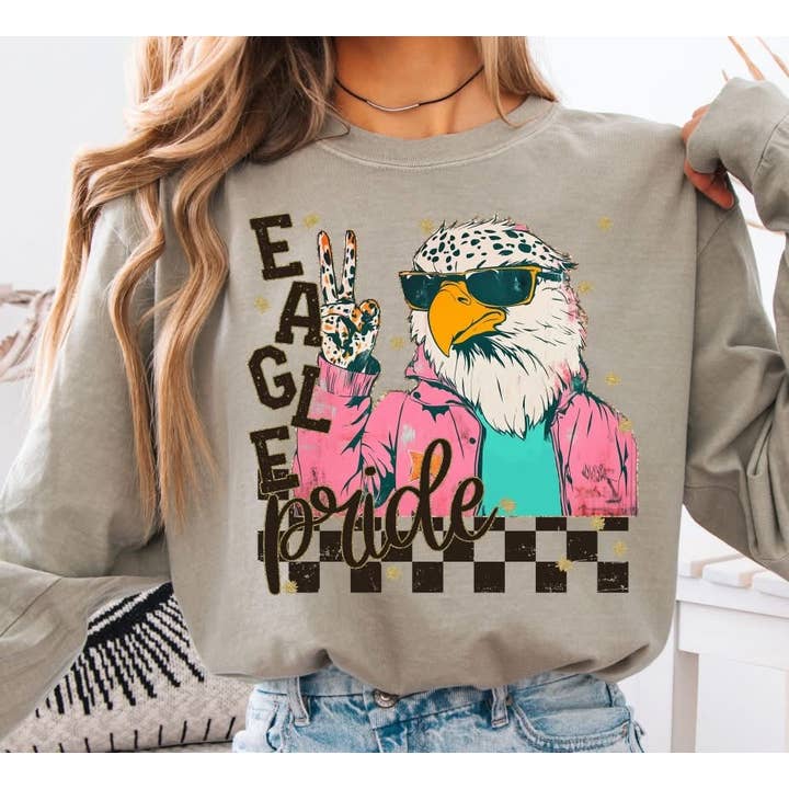 The Lyrical Spirit, LLC - Wholesale T-Shirt (Graphic) - Women's - School Spirit Mascot Pride Sandstone LS CC T-Shirt 2