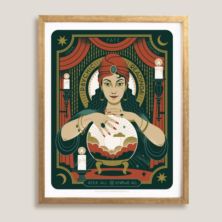 cartomante por atacado de Lucie Rice Illustration and Design