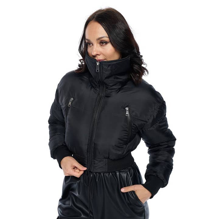 Puff Pop Cropped Jacket for wholesale by Ci Sono by Cavalini