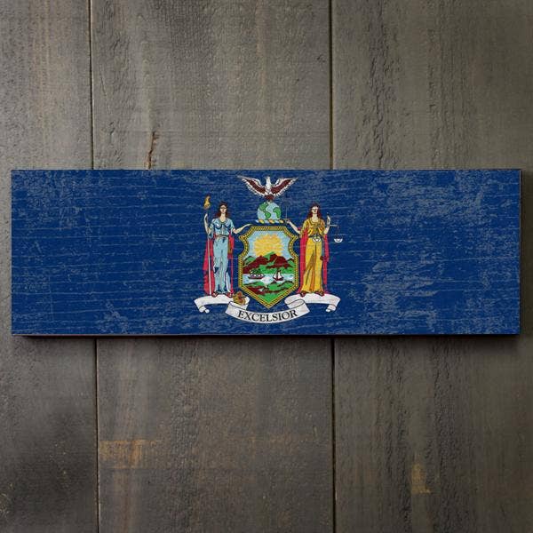 S704 - Bandeira Rústica de Nova Iorque por atacado de Paint The Town