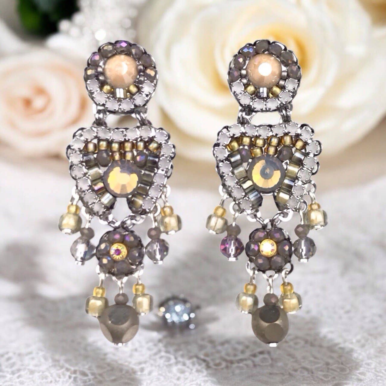 melizijewelry - Wholesale Dangle Earrings - Handmade crystal earrings Nebula4