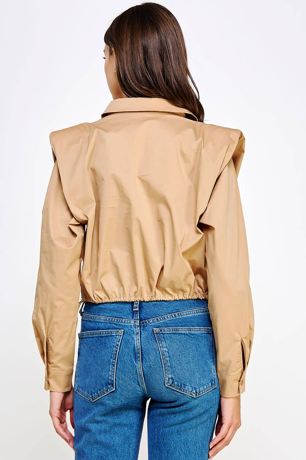 Strut & Bolt – Engroshandel Skjorte med buttondown – til kvinder – Skulderpude Button Down Poplin skjorte18