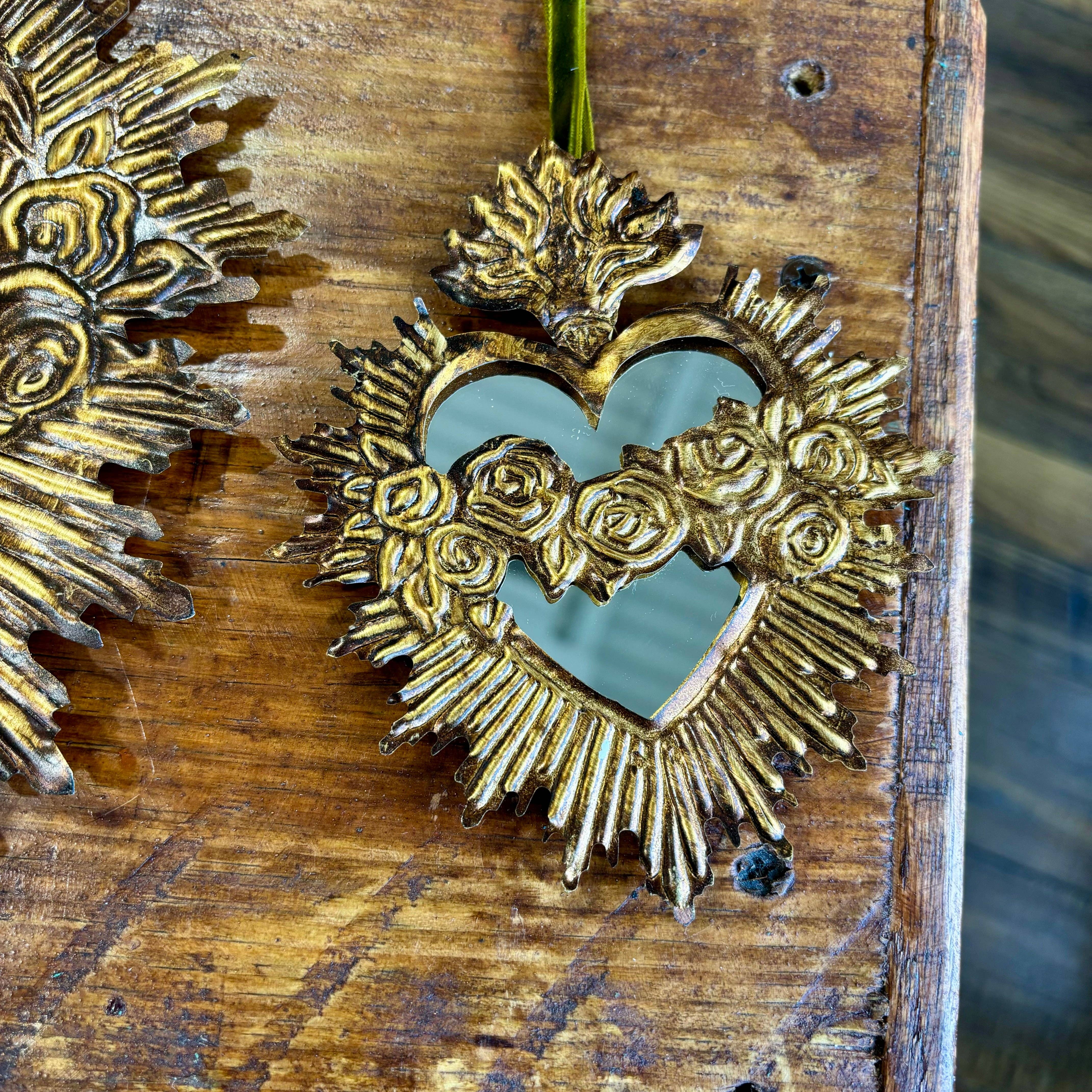 Love and Honor Jesus LLC - Wholesale Wall Mirror - Tin Immaculate Heart of Mary Mirror2