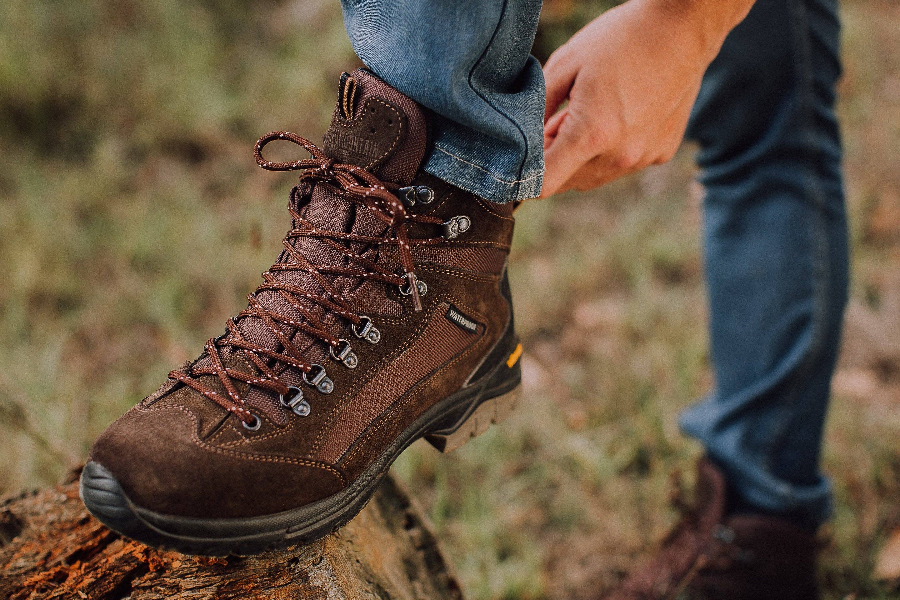 Braun GUGGEN MOUNTAIN B-Ware HPM51 Unisex Wanderschuhe Bergschuhe Wasserdicht for wholesale on Faire9