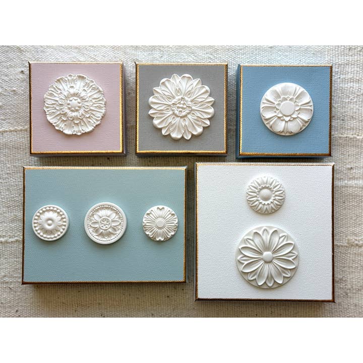 Lienzo de Intaglio Floral para venta al por mayor de Ten Twenty Six Designs