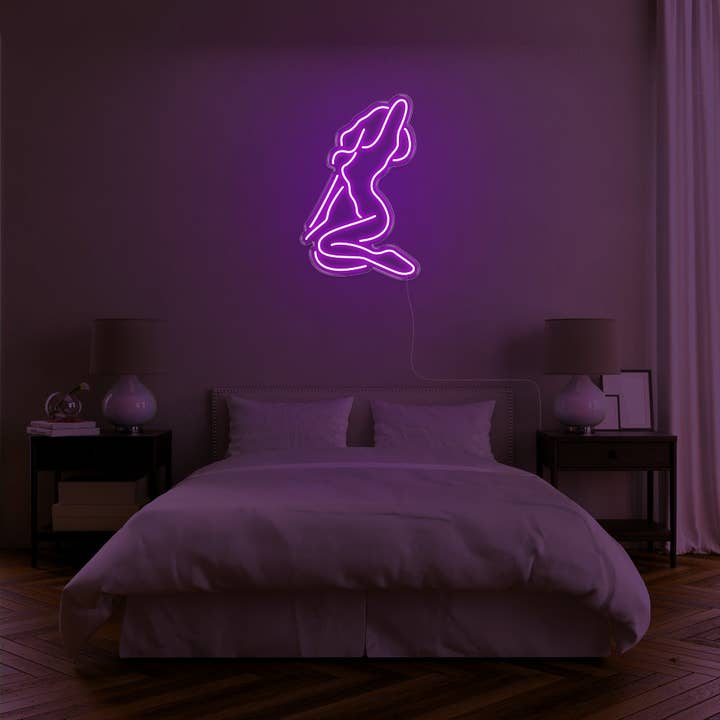 Enseigne au néon LED Naked Lady pour la vente par BeNeonUnicorn