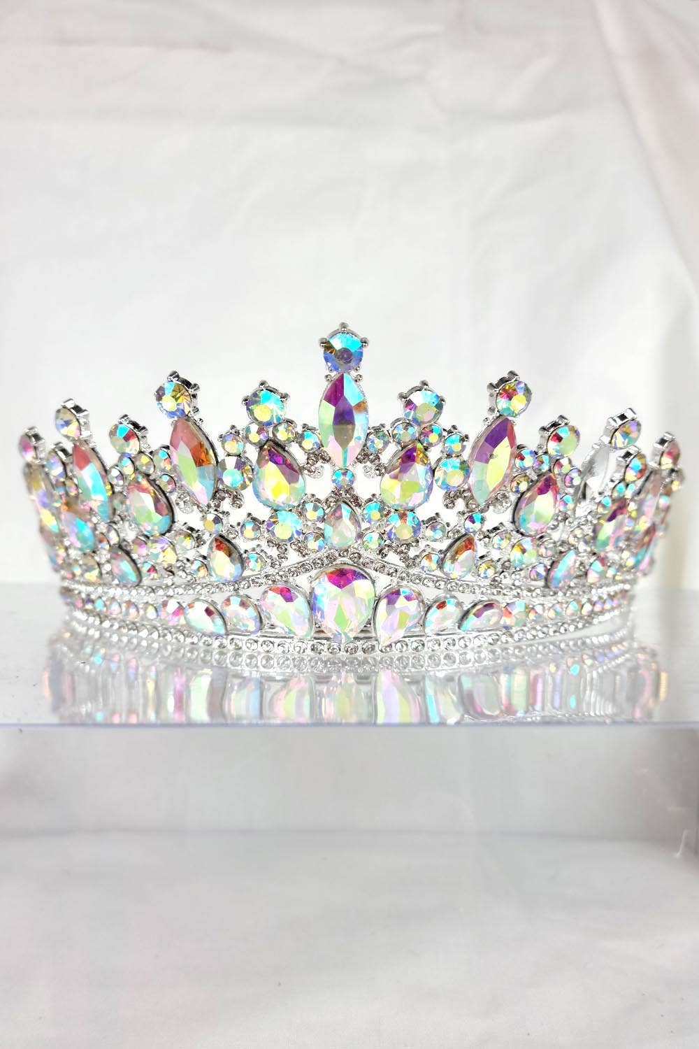 Chicas - Wholesale Tiara - Women's - One Size Fits All Tiara With Jewels HT9327