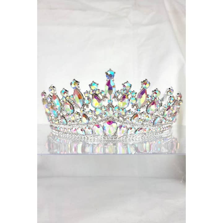 Chicas - Wholesale Tiara - Women's - One Size Fits All Tiara With Jewels HT9327