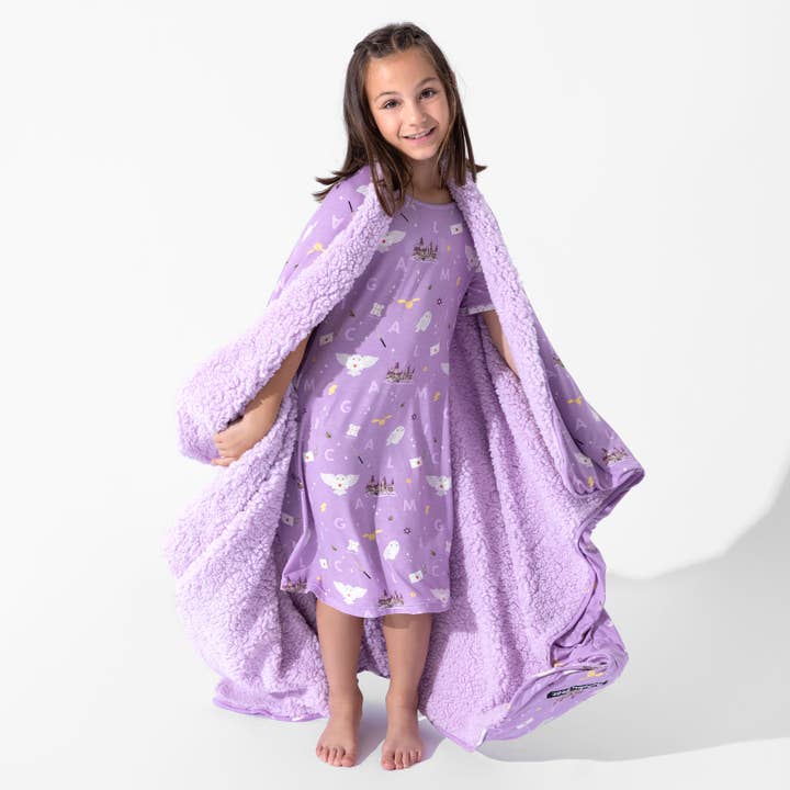 Bellabu Bear - Wholesale Bedding Blanket - Kids & Baby - Harry Potter Hedwig's Magical Mail Bamboo Blanket7