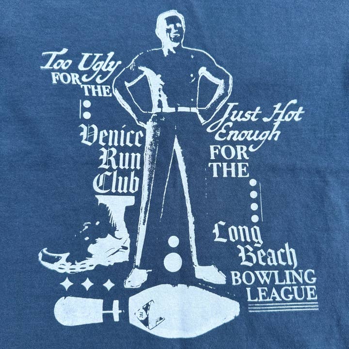'Long Beach Bowling League' Top for engroshandel hos Freddy Tyler Paul