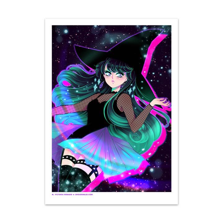 Impresión artística Poison Neon para venta al por mayor de SHOURIMAJO