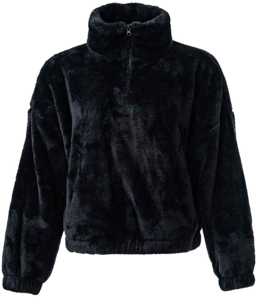 Pierre Francis – wholesale Fleece – Women′s – Brand Lab - Ladies Fluffy 1/4 Zip Fleece0