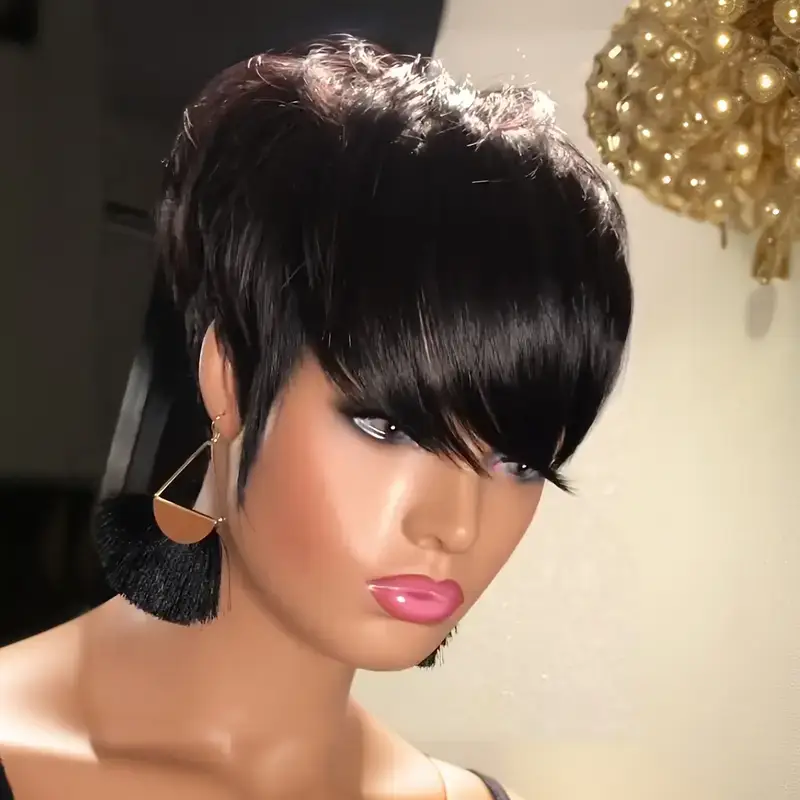 U-Got Beauty Hair & Supply Store - Wholesale Wig/Hair Piece - 6in Elegant Short Pixie Cut Wig with Bangs1