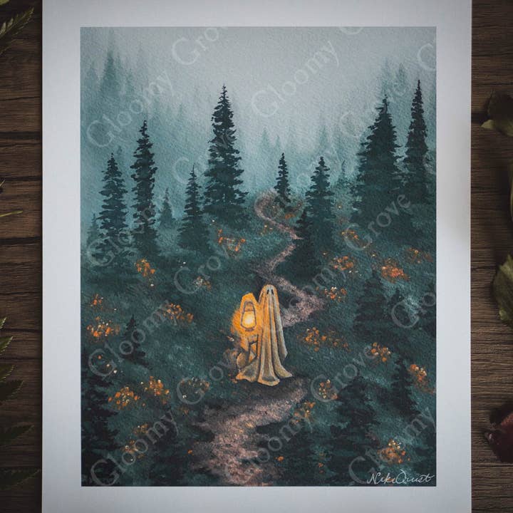 Gloomy Grove - Wholesale Art Print - "Wander" | Fine Art Print