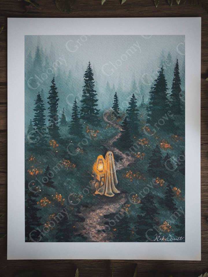 "Wander" | Fine Art Print for wholesale by Gloomy Grove