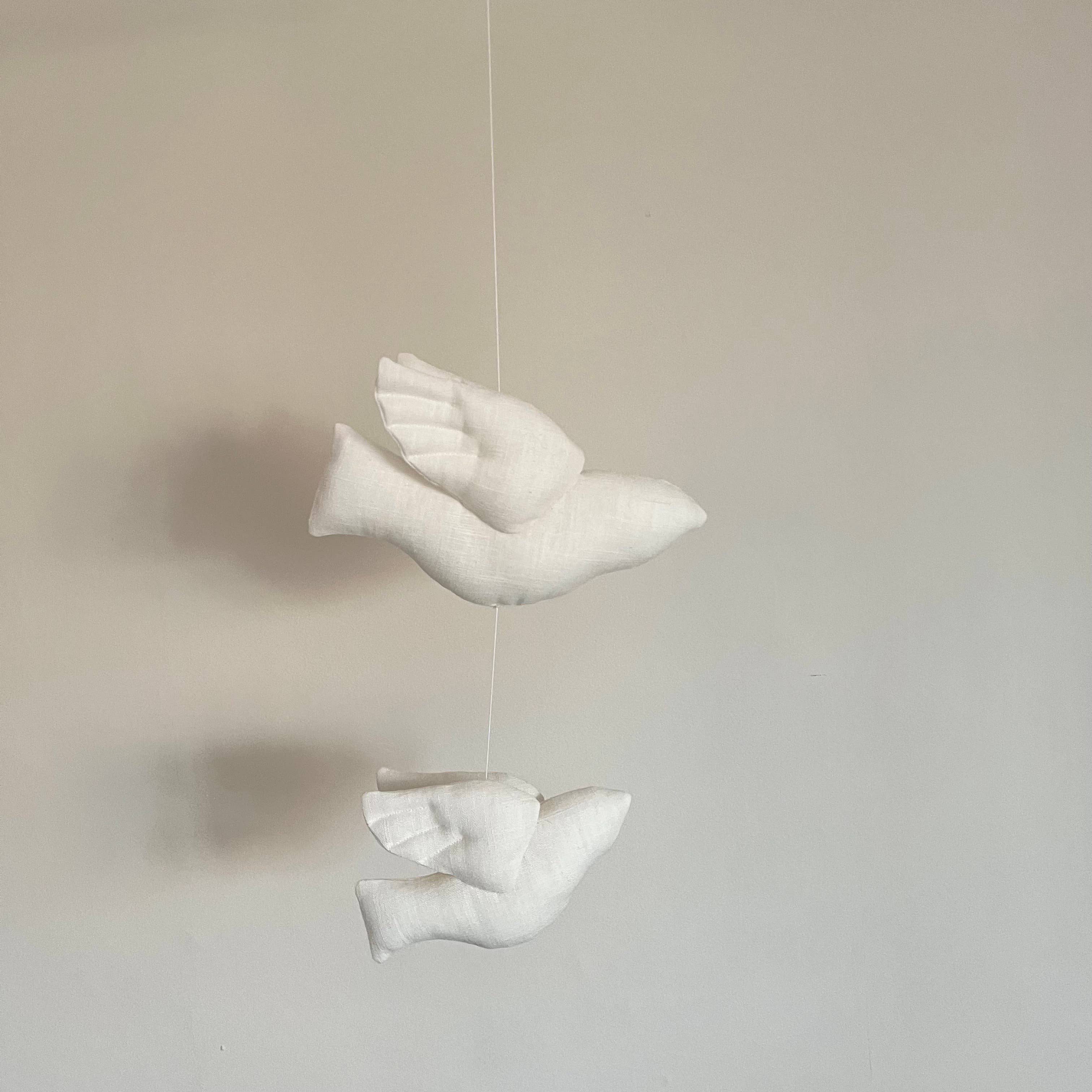 Edie & Joe - Wholesale Baby Mobile - Linen Bird Hanging Decor8