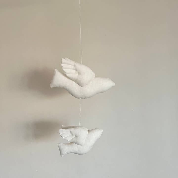 Edie & Joe - Wholesale Baby Mobile - Linen Bird Hanging Decor8