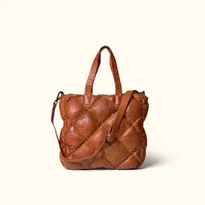 Buffalo Leather Tote Bag Women Vintage Shopper - 16"Inch for wholesale by Tuzech Leather