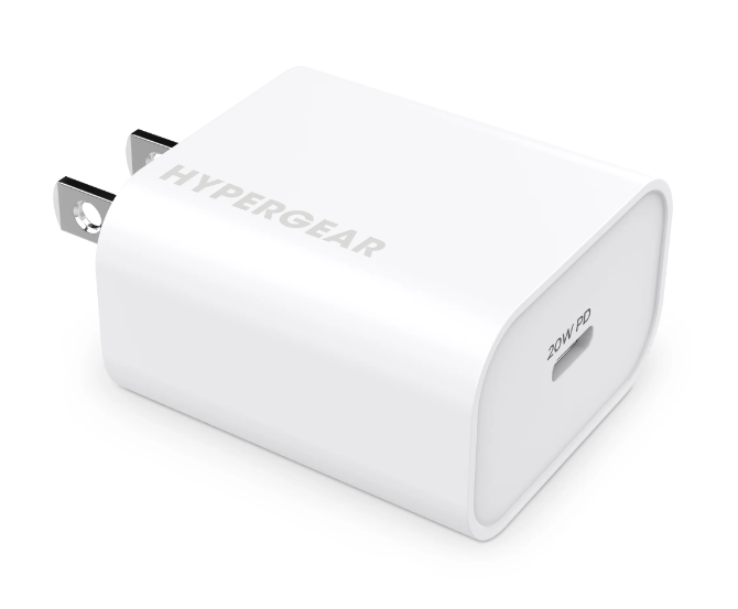 JupiterGear Home - Vente Chargeurs portables - Chargeur secteur HyperGear USB-C DP 20 W0