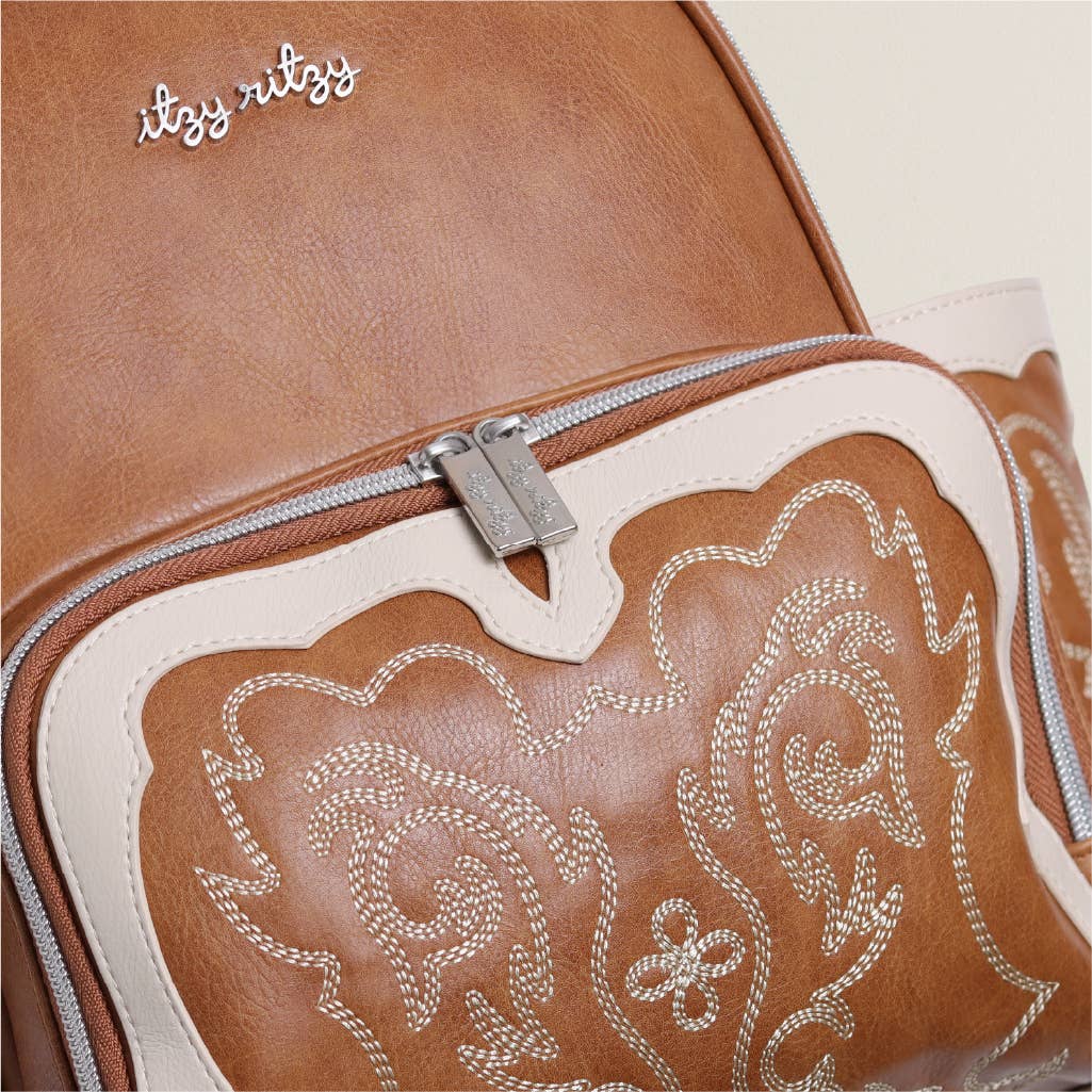 Itzy Ritzy - Wholesale Diaper Bag - Baby - Nash Saddle Mini Plus™ Western Backpack Diaper Bag7