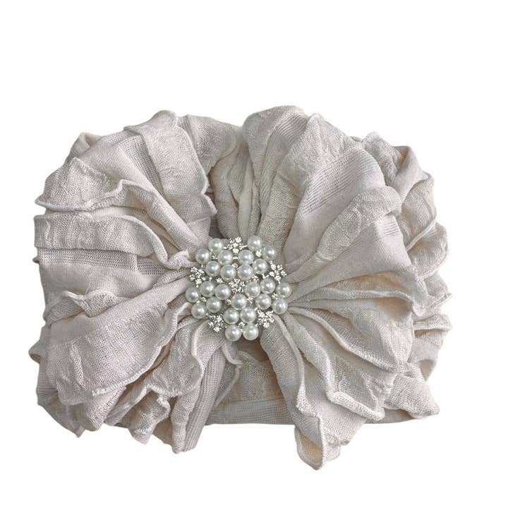 Rockin Royalty - Wholesale Fashion Headband - Baby - Pearl Ruffled Headband6