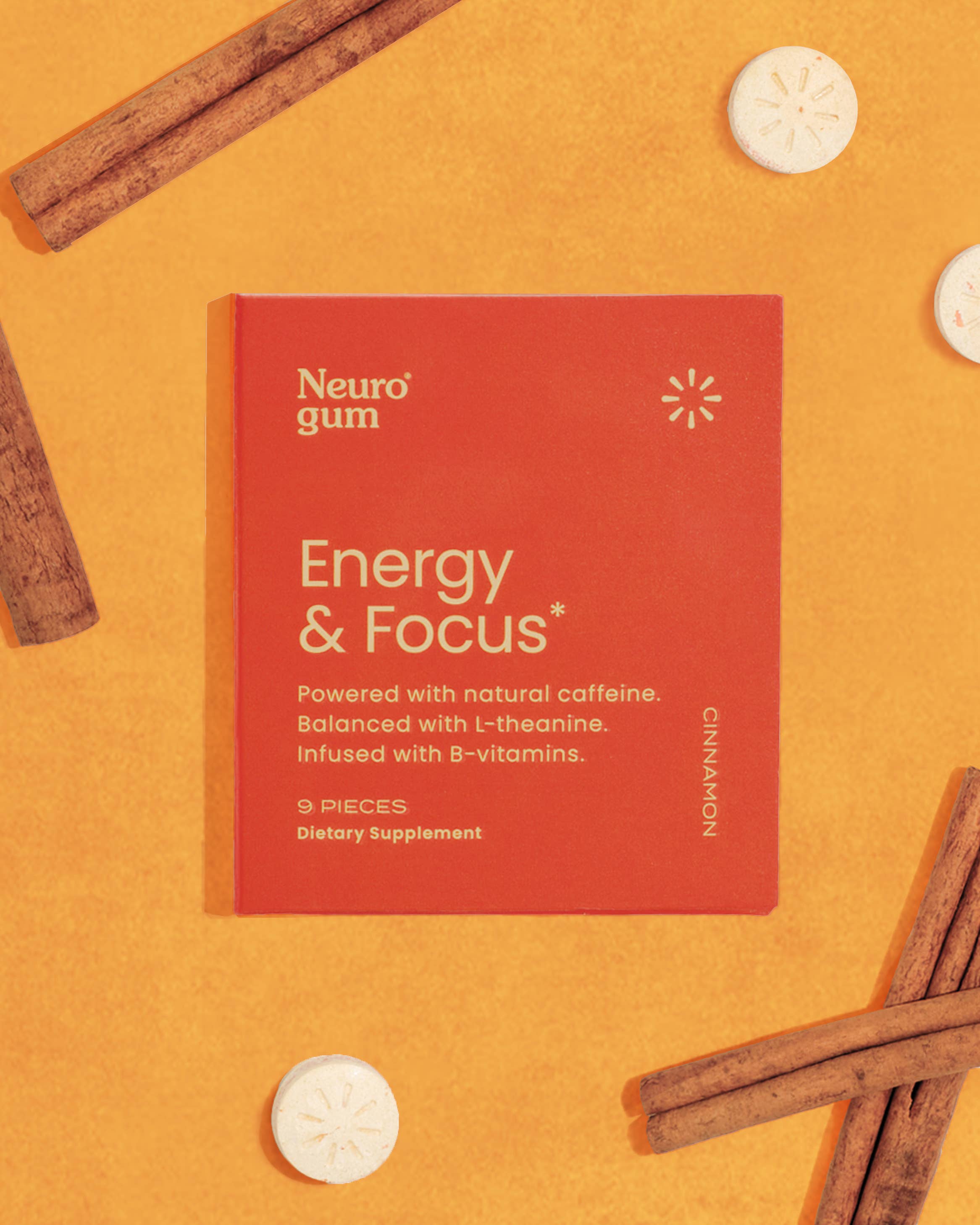 Neuro - Wholesale Chewing Gum - Energy and Focus Gum | Cinnamon3