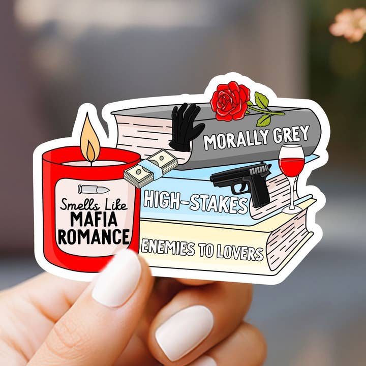Market by Mari - Wholesale Sticker - Smells Like Mafia Romance Sticker0